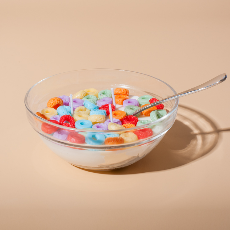 Cereal Candle With Spoon (6)